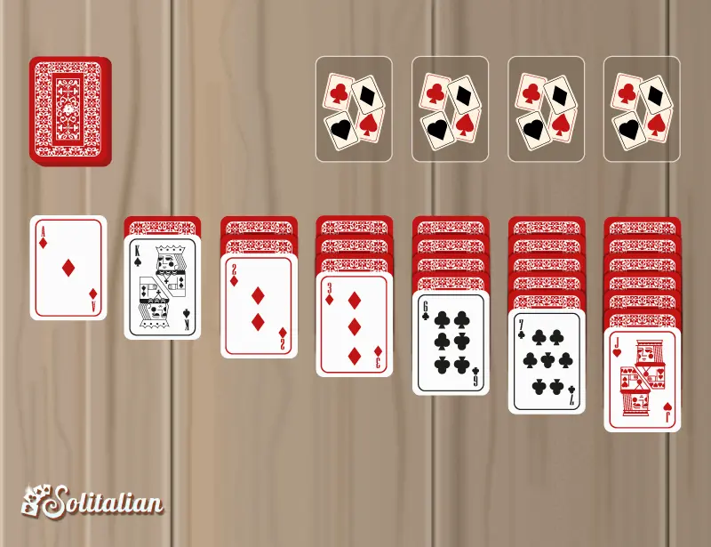 Passaggio 6 inizia a giocare gif di carte