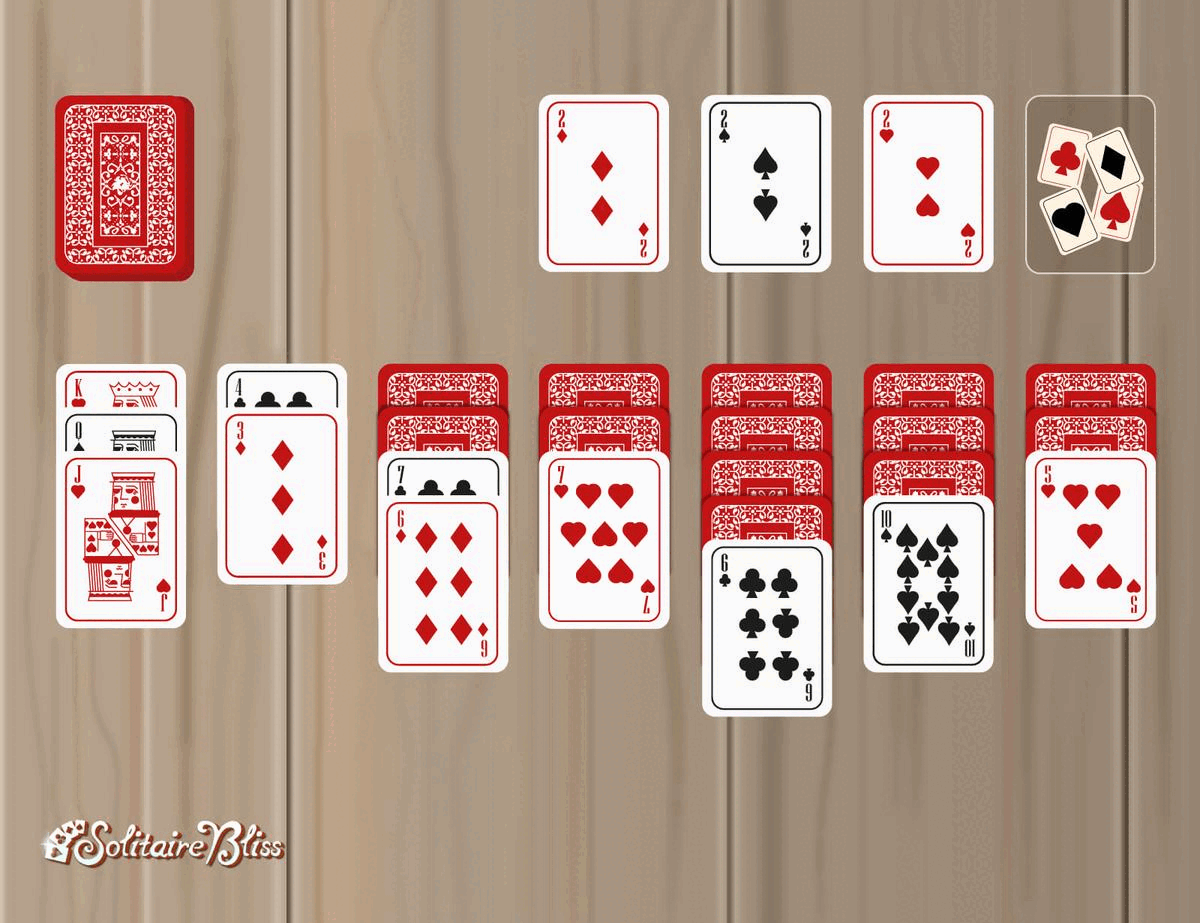 sposta le carte con uno scopo preciso